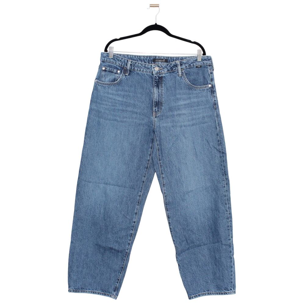 Mavi Leila High Rise Baggy Jeans Medium Wash Size 32 x 30